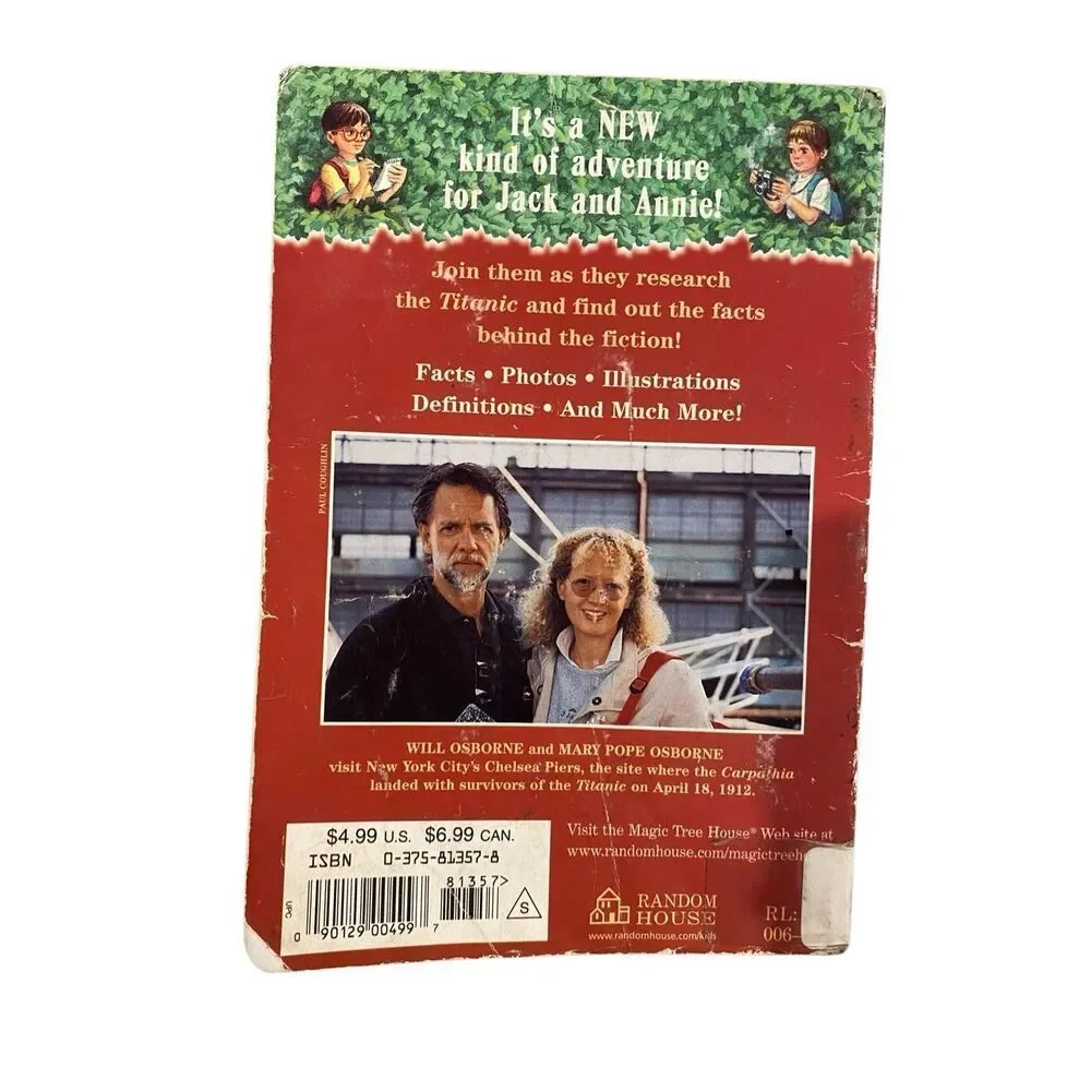 Magic Tree House Research Guide Titanic Book Will Osborne Mary Pope School